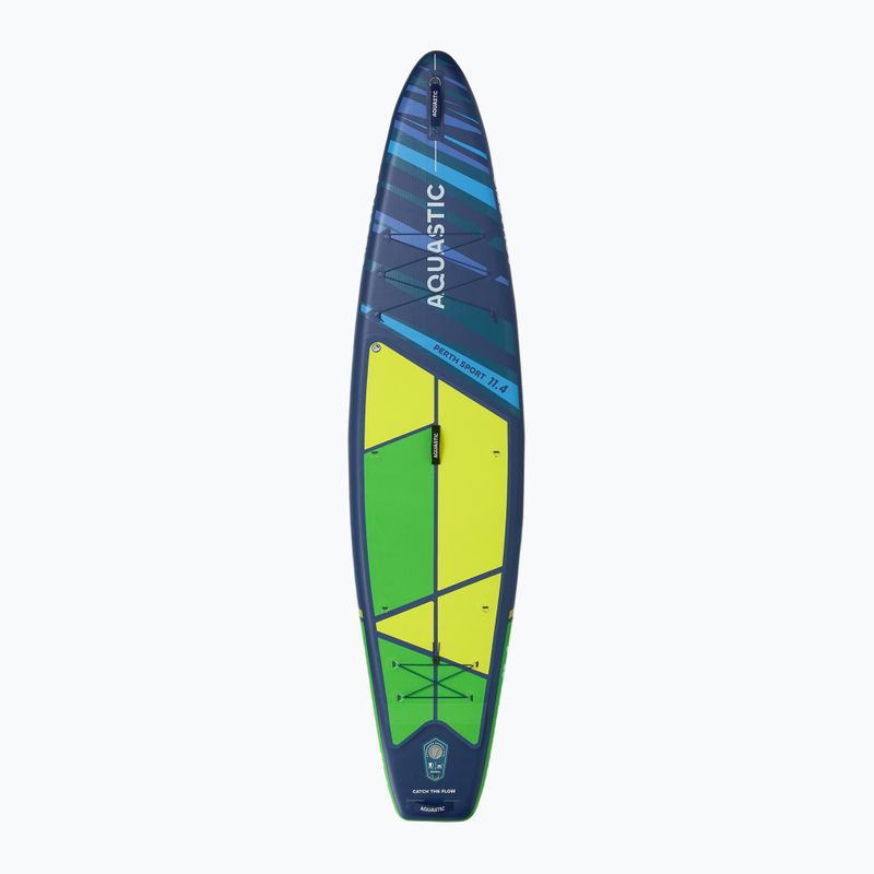 Súprava doska SUP nafukovacia AQUASTIC Perth Sport 11'4" MSL allround green 3