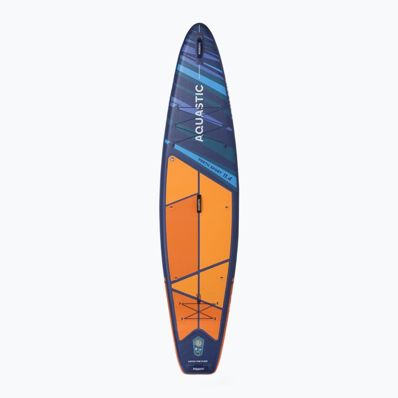 Súprava doska SUP nafukovacia AQUASTIC Perth Sport 11'4" MSL allround orange 3
