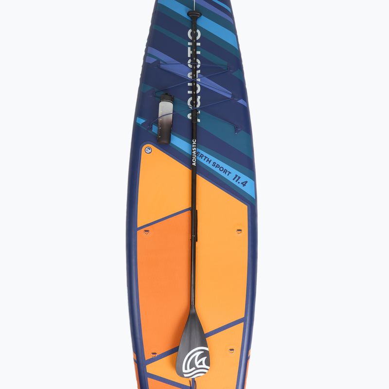 Súprava doska SUP nafukovacia AQUASTIC Perth Sport 11'4" MSL allround orange 10