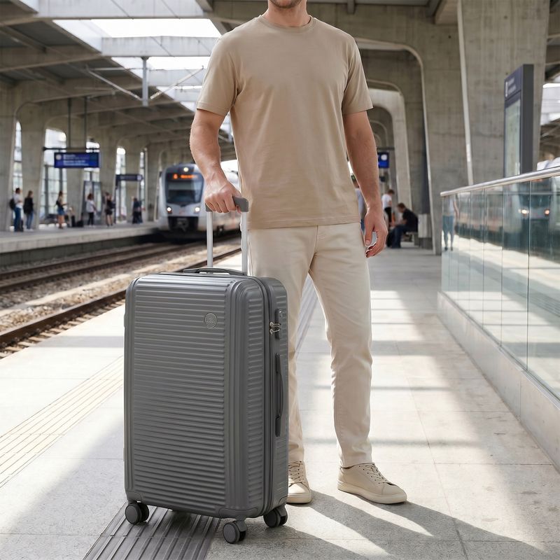 Stredná cestovná taška KADVA Palero 64 l šedá 15