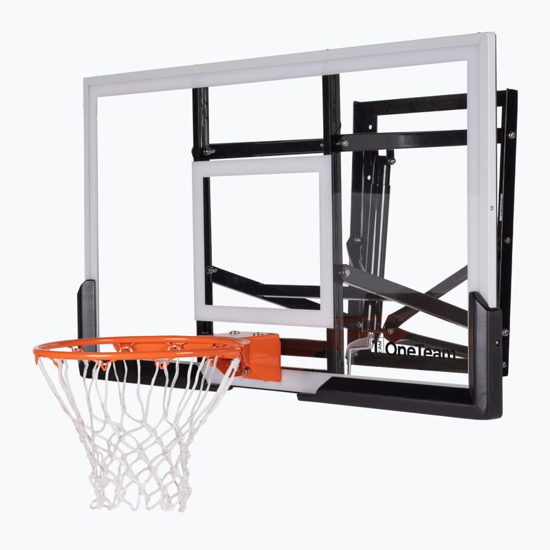 Basketbalový set OneTeam BB140AP Nastaviteľná doska + obruč 4