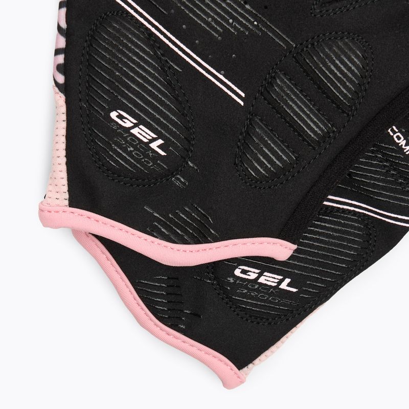 Dámske cyklistické rukavice ATTABO Vito WMNS gel shock proof pink/black 5