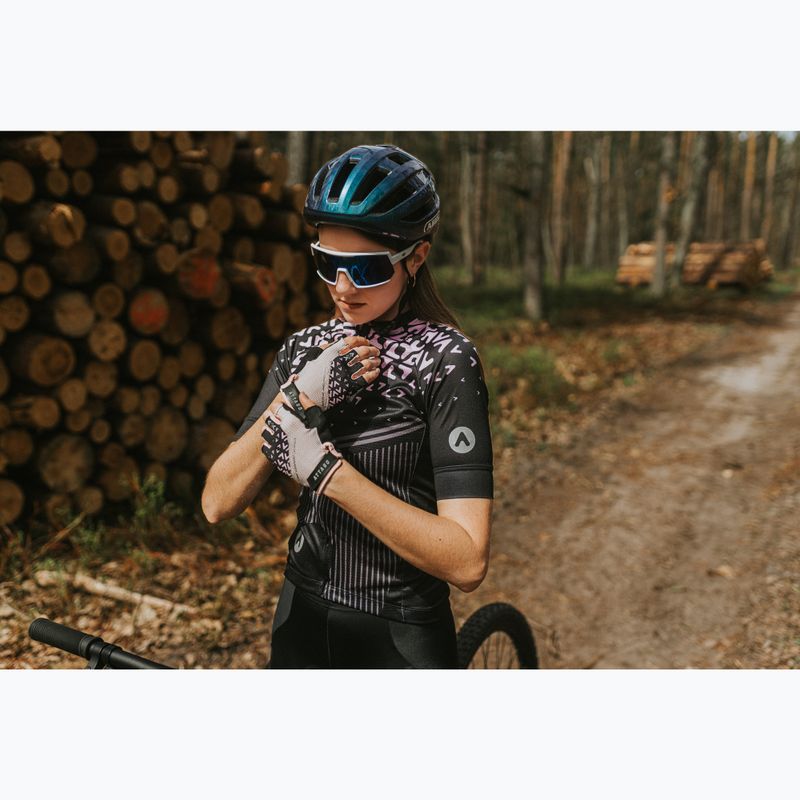 Dámske cyklistické rukavice ATTABO Vito WMNS gel shock proof pink/black 8