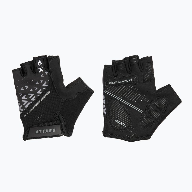 Detské cyklistické rukavice ATTABO Vito JRB gel shock proof black