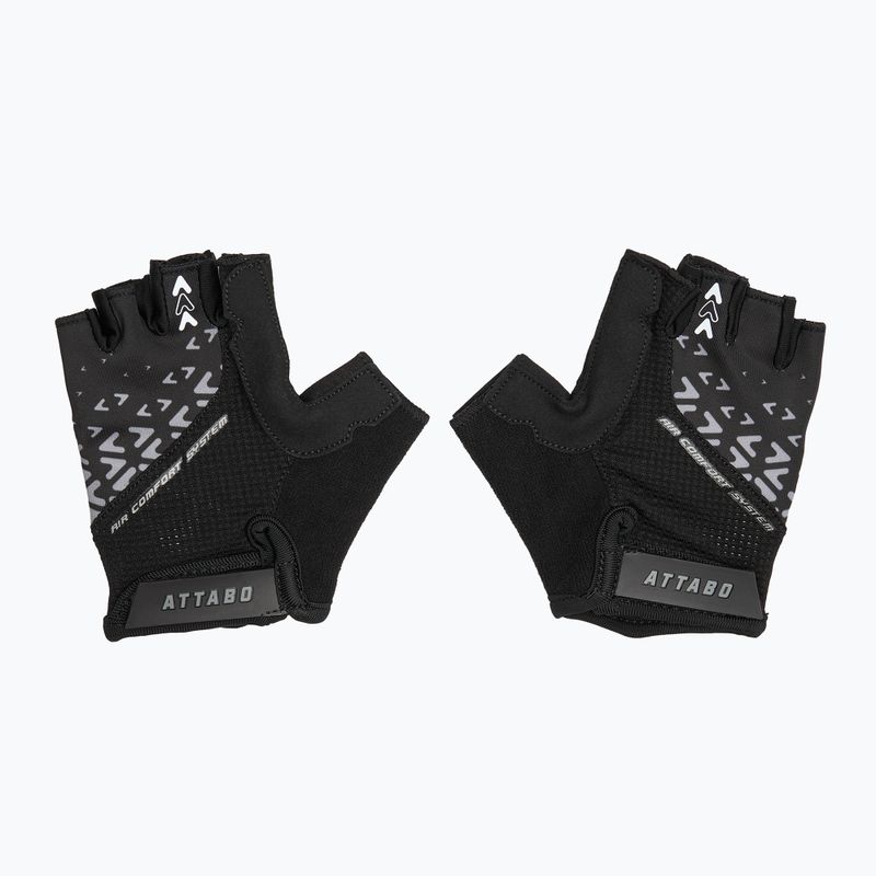 Detské cyklistické rukavice ATTABO Vito JRB gel shock proof black 2