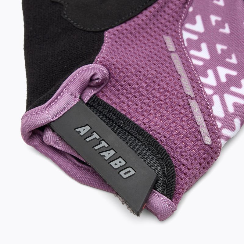 Detské cyklistické rukavice ATTABO Vito JRG gel shock proof pink/black 6