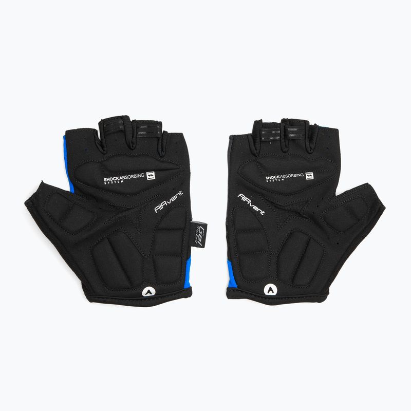 Cyklistické rukavice ATTABO Kinu Pro shock absorbing system modré/čierne 3