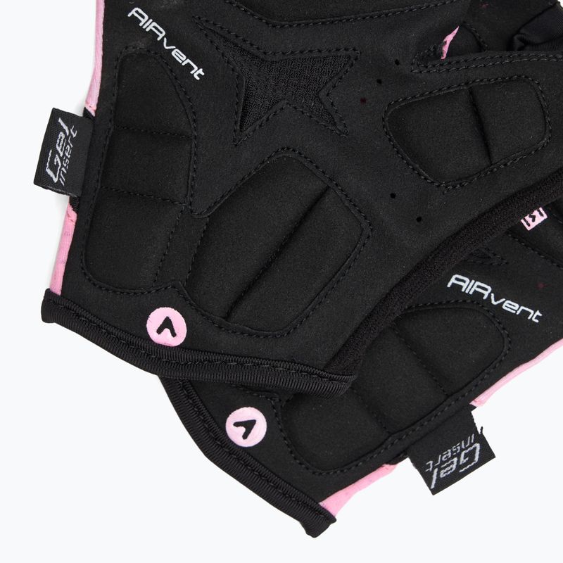 Dámske cyklistické rukavice ATTABO Kinu Pro WMNS shock absorbing system pink/black 7