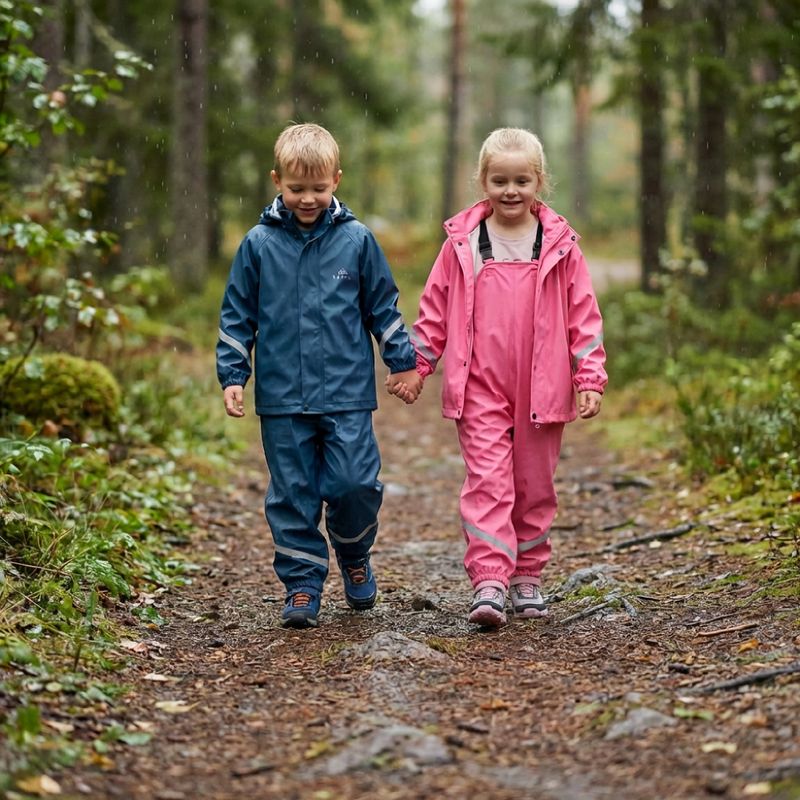 Detská nepremokavá bunda KADVA AquaLock JR pink 10