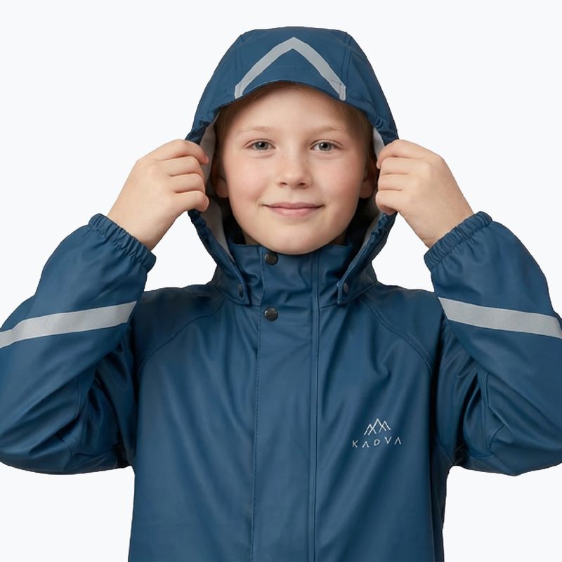 Detská nepremokavá bunda KADVA AquaLock JR navy blue 3