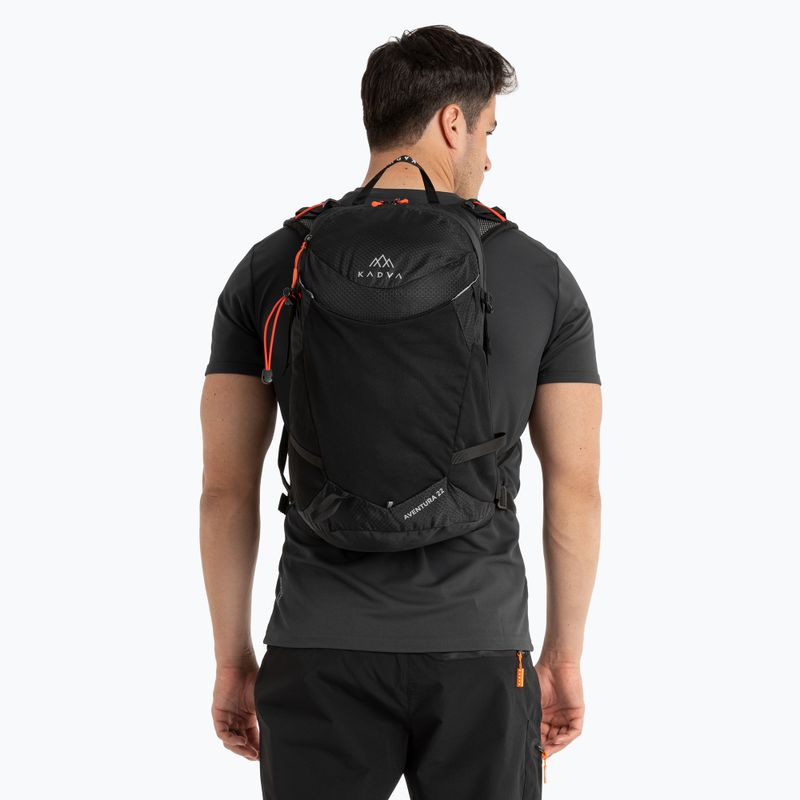 Turistický batoh KADVA Aventura 22 l čierny 10