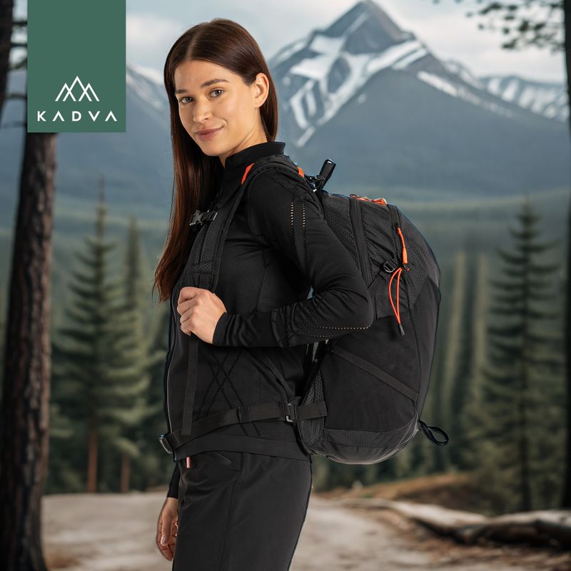 Turistický batoh KADVA Aventura 22 l čierny 26