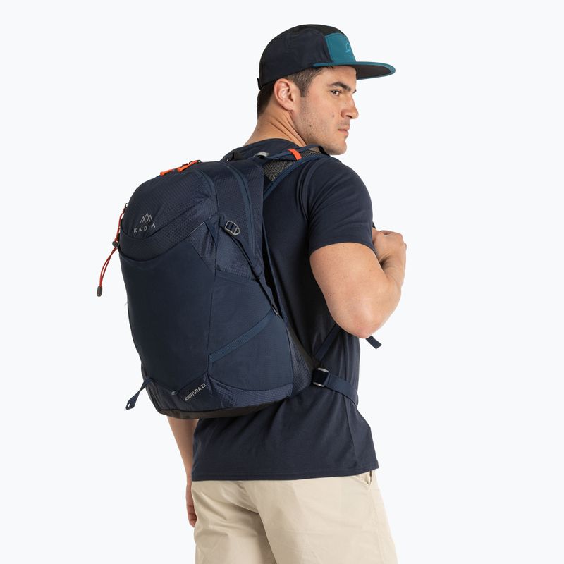 Turistický batoh KADVA Aventura 22 l oceľovo modrý 2