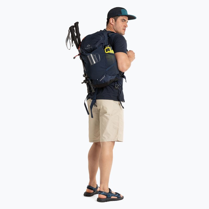 Turistický batoh KADVA Aventura 22 l oceľovo modrý 16