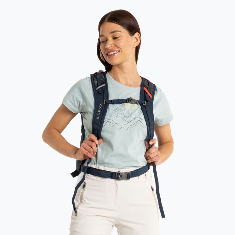 Turistický batoh KADVA Aventura 22 l oceľovo modrý 20
