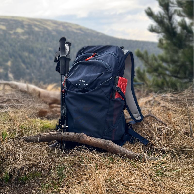 Turistický batoh KADVA Aventura 22 l oceľovo modrý 24