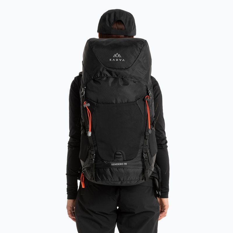 Turistický batoh KADVA Sendero 35 l čierny 19