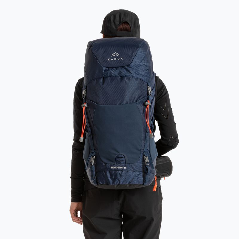 Trekkingový batoh KADVA Sendero 35 l oceľovo modrý 20