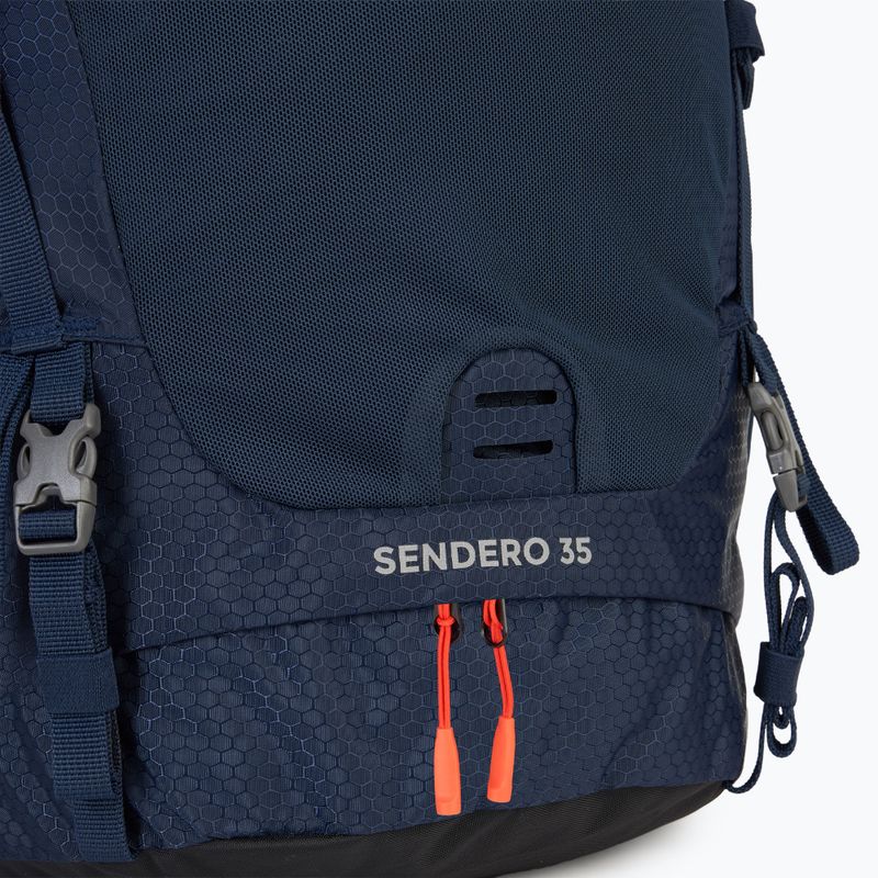 Trekkingový batoh KADVA Sendero 35 l oceľovo modrý 5