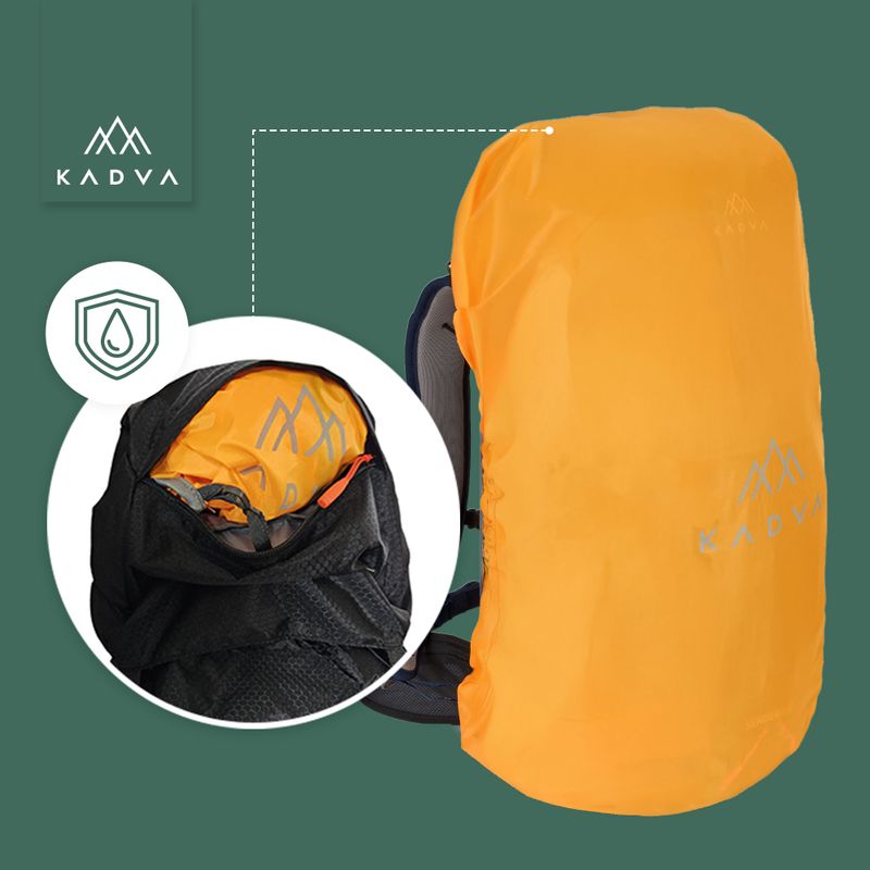 Trekkingový batoh KADVA Sendero 35 l oceľovo modrý 28