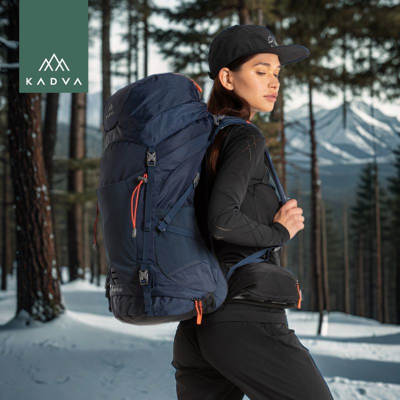 Trekkingový batoh KADVA Sendero 35 l oceľovo modrý 29