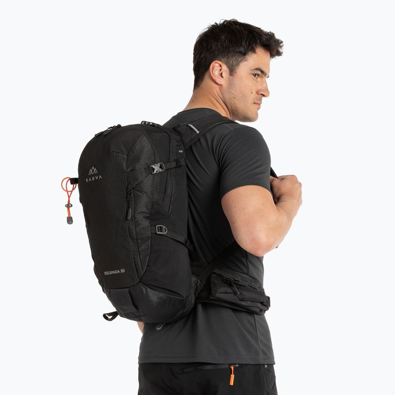Turistický batoh KADVA Escapada 20 l čierny 2