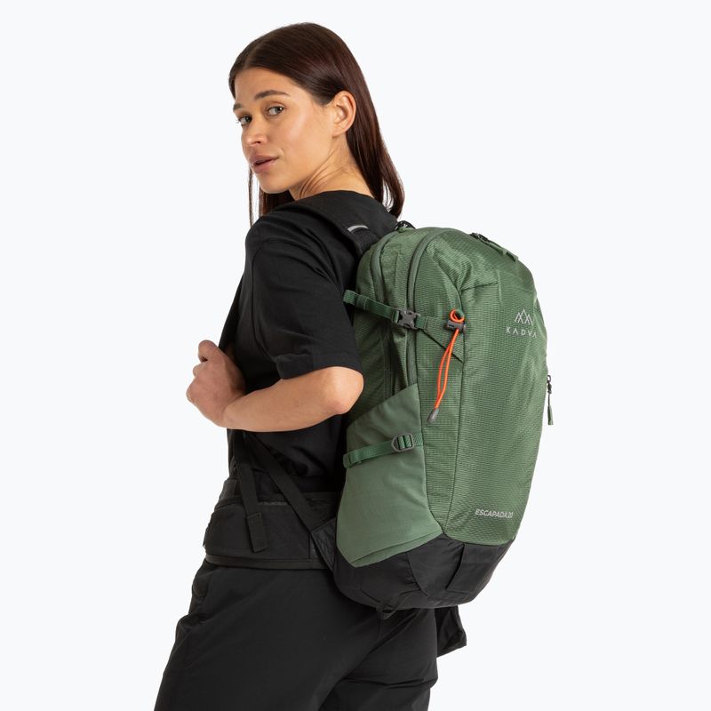 Turistický batoh KADVA Escapada 20 l zelený 10
