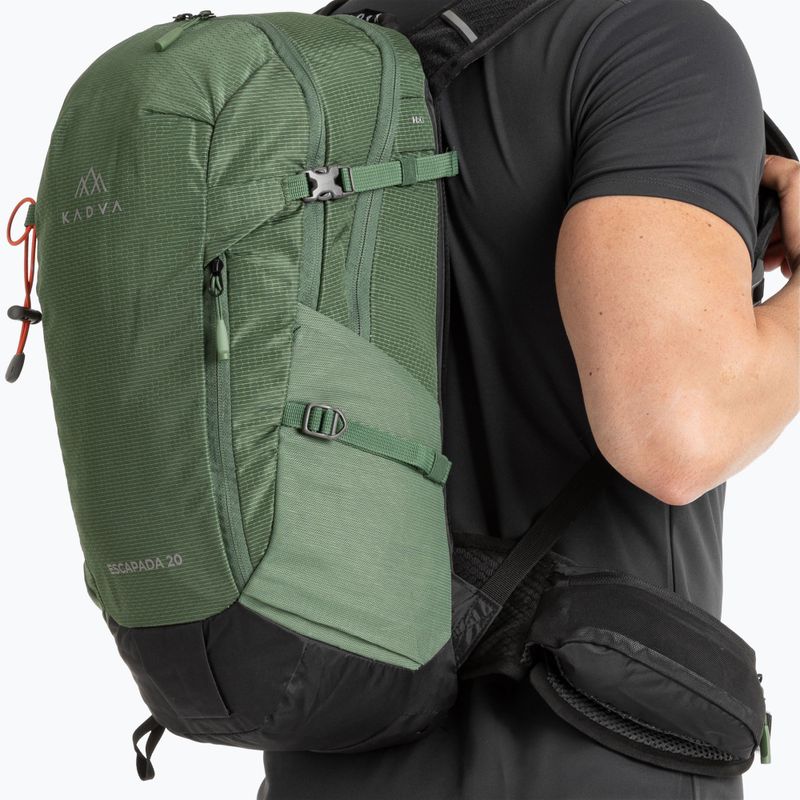 Turistický batoh KADVA Escapada 20 l green 12