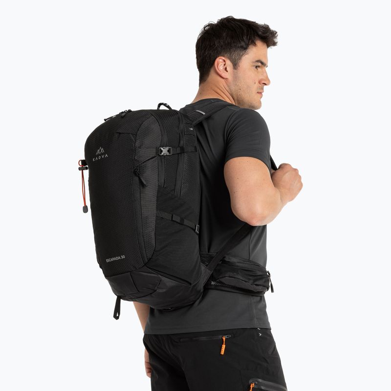 Turistický batoh KADVA Escapada 30 l čierny 2