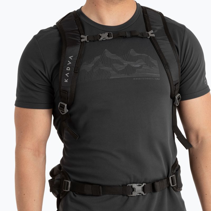 Turistický batoh KADVA Escapada 30 l čierny 14