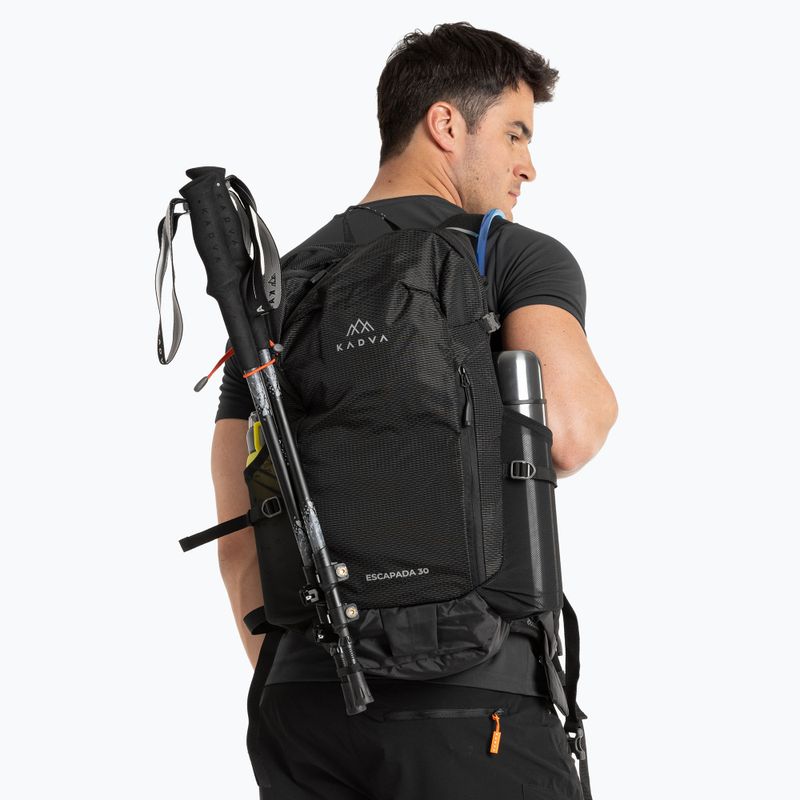 Turistický batoh KADVA Escapada 30 l čierny 18