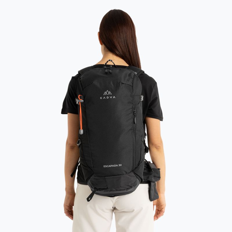 Turistický batoh KADVA Escapada 30 l čierny 22