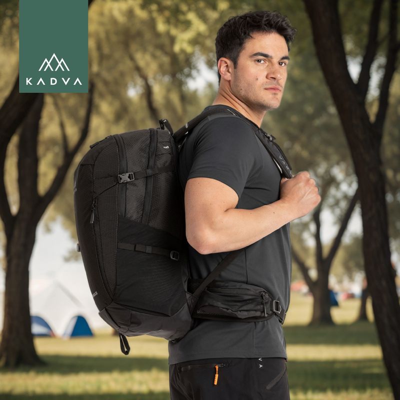 Turistický batoh KADVA Escapada 30 l čierny 30