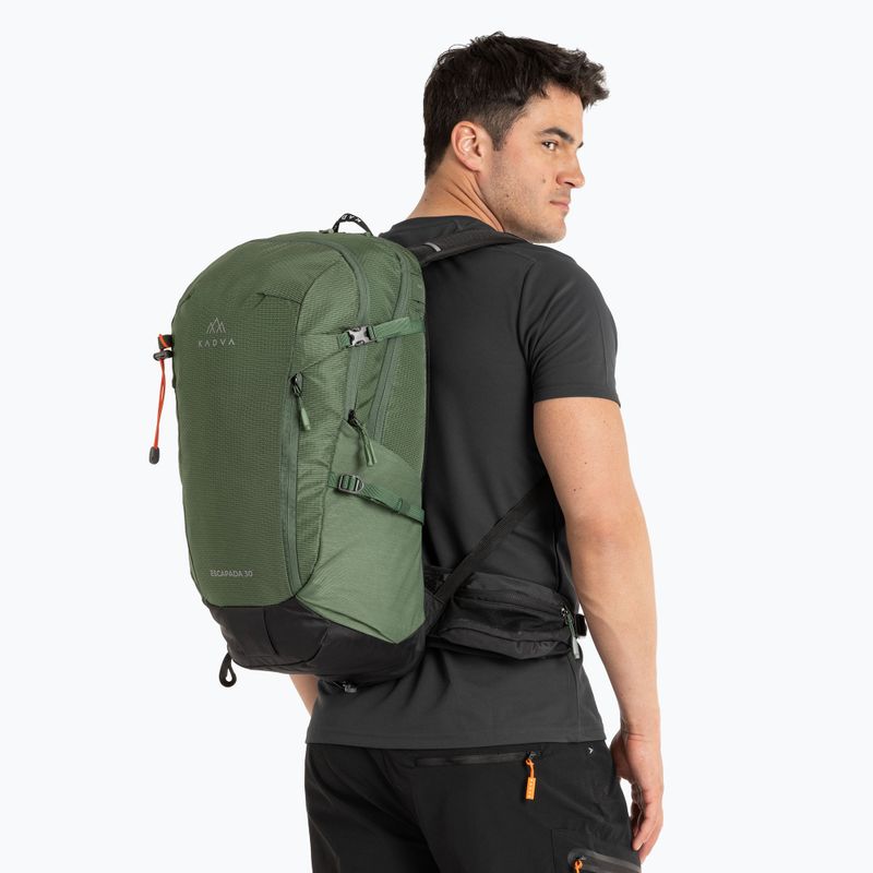 Turistický batoh KADVA Escapada 30 l zelený 2