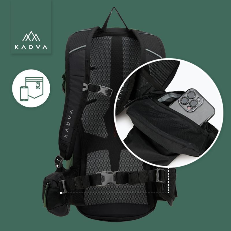 Turistický batoh KADVA Escapada 30 l zelený 29