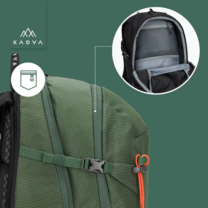 Turistický batoh KADVA Escapada 30 l green 30