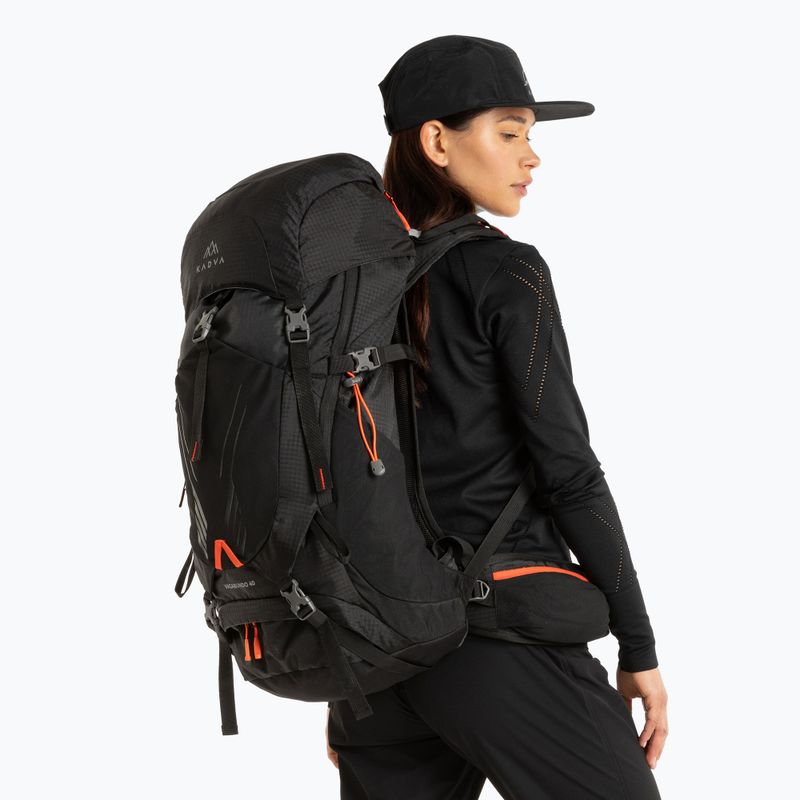 Trekkingový batoh KADVA Vagabundo 40 l čierny 21