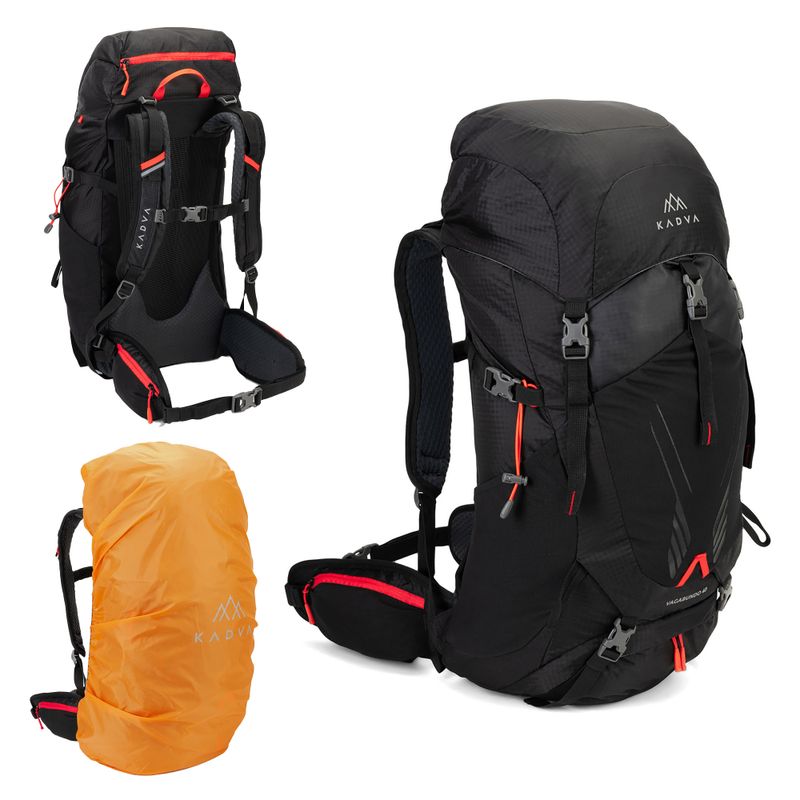 Trekkingový batoh KADVA Vagabundo 40 l čierny 23