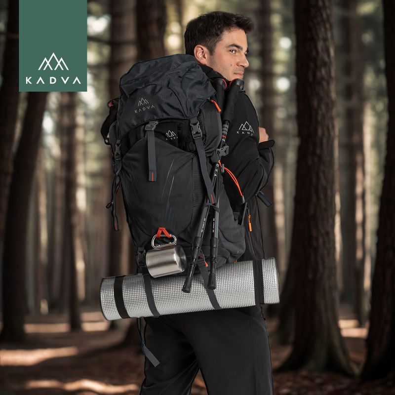 Trekkingový batoh KADVA Vagabundo 40 l čierny 31