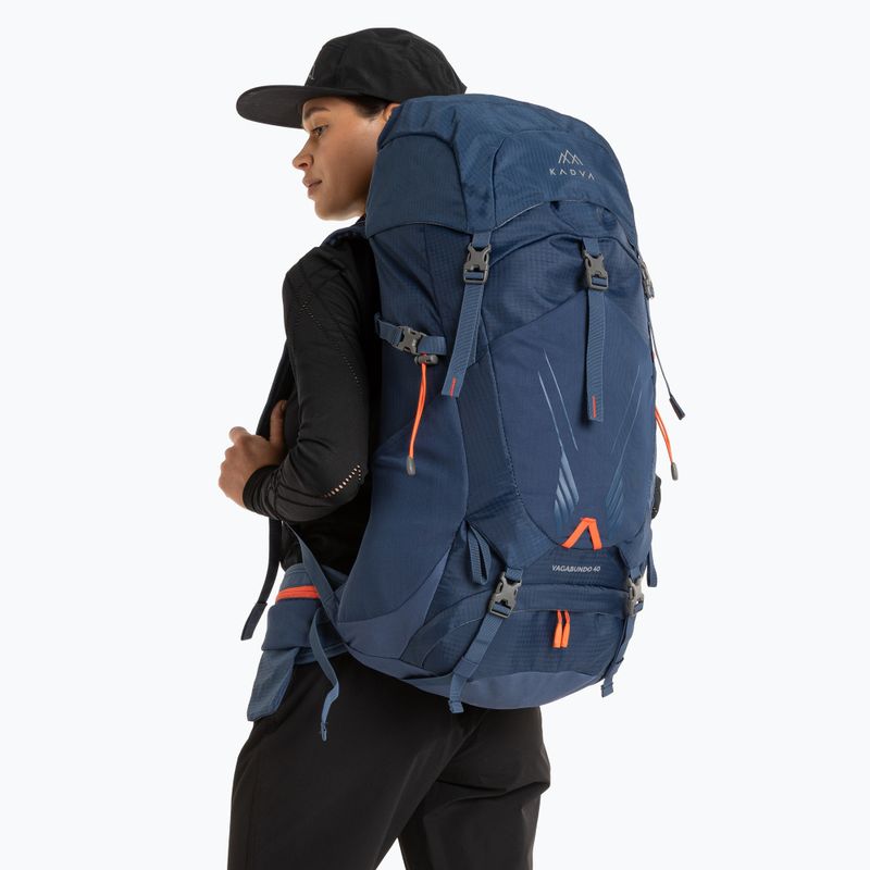 Trekkingový batoh KADVA Vagabundo 40 l modrý 19