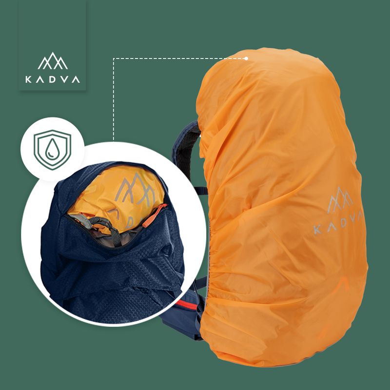 Trekkingový batoh KADVA Vagabundo 40 l modrý 28