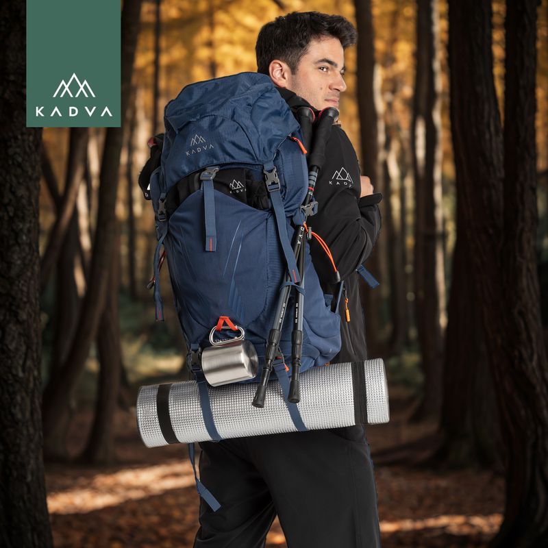 Trekkingový batoh KADVA Vagabundo 40 l modrý 30