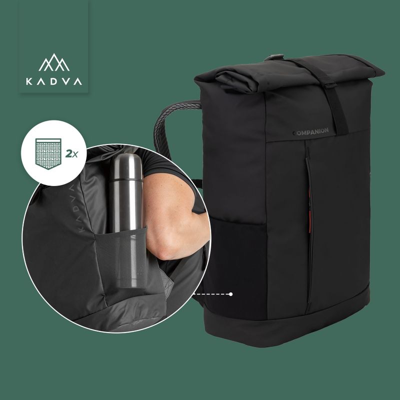 Mestský batoh KADVA Companion 20 l čierny 11