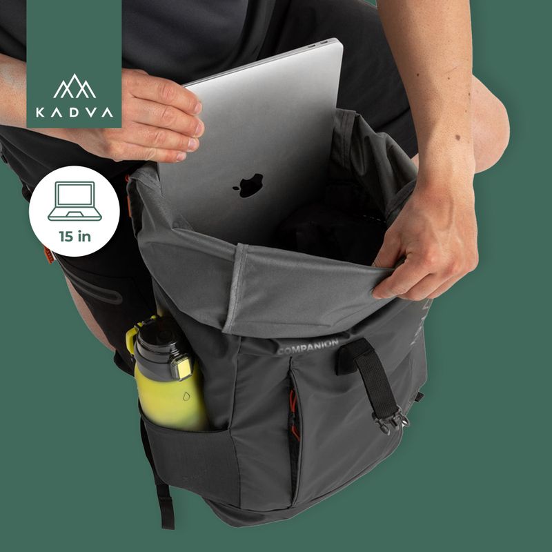 Mestský batoh KADVA Companion 20 l čierny 12