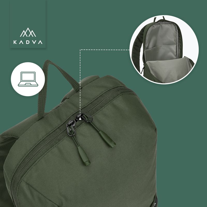 Mestský batoh KADVA CityQuest 9 l green 8