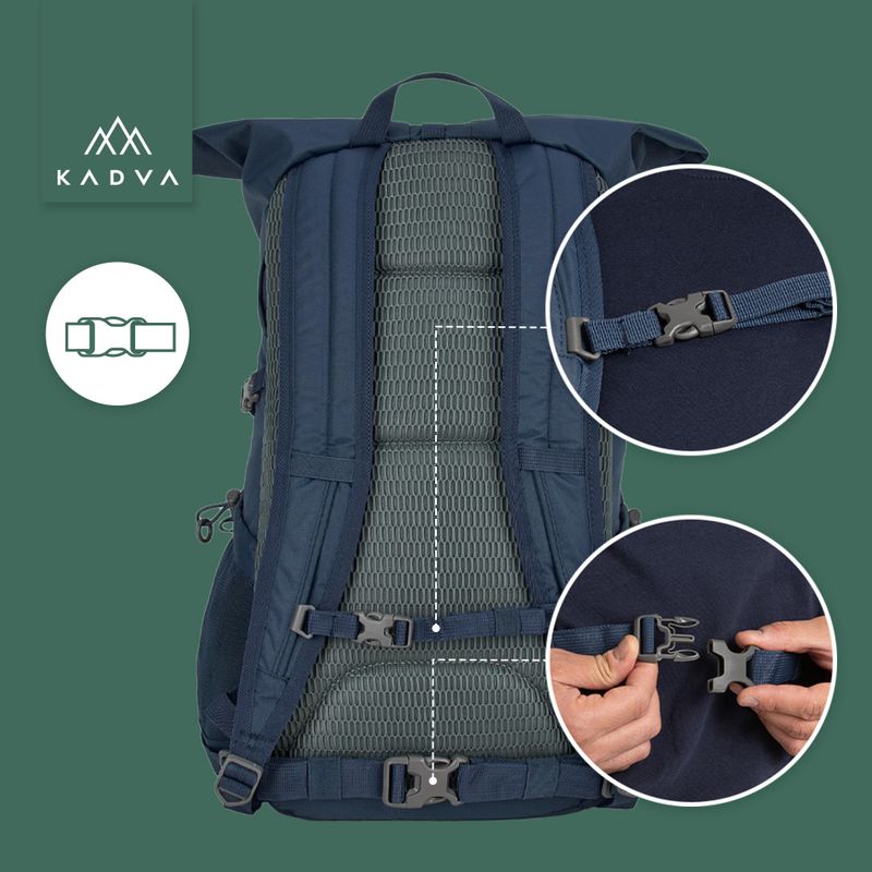 Mestský batoh KADVA CityQuest 22 l modrý 22