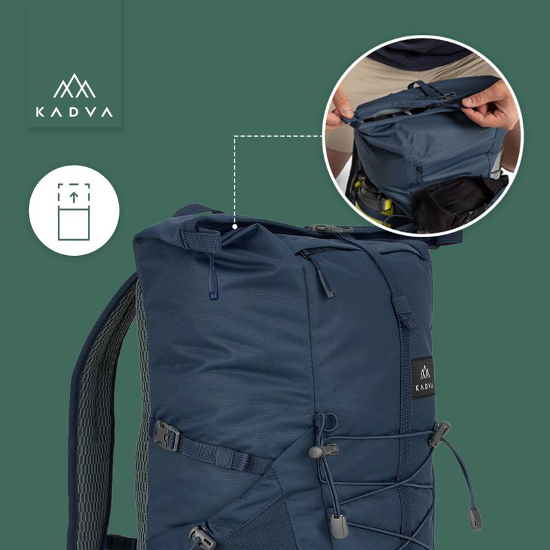 Mestský batoh KADVA CityQuest 22 l navy blue 24