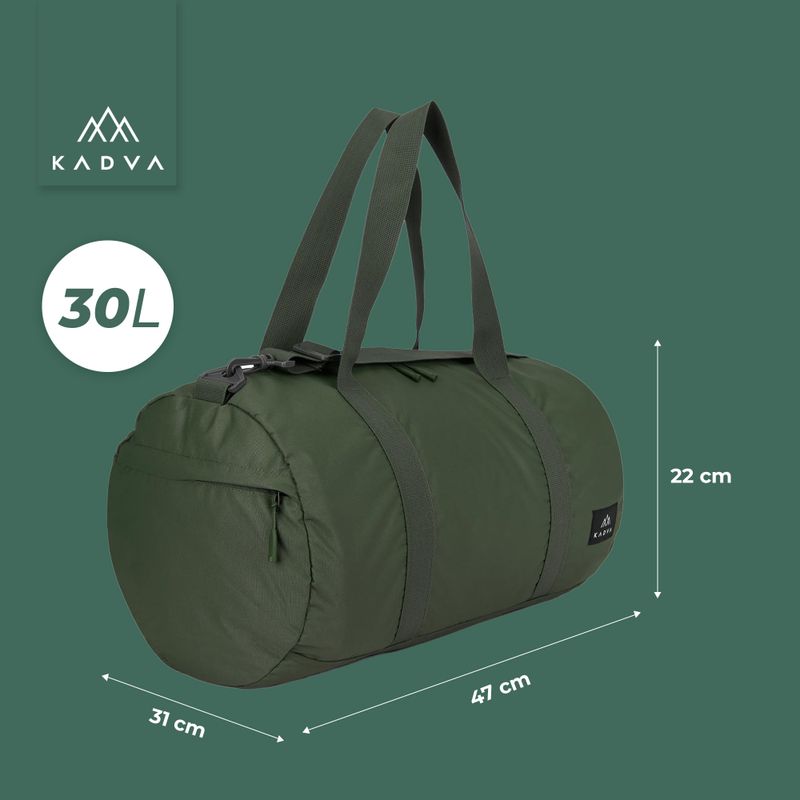 Taška na tréning KADVA CityQuest 30 l zelená 10