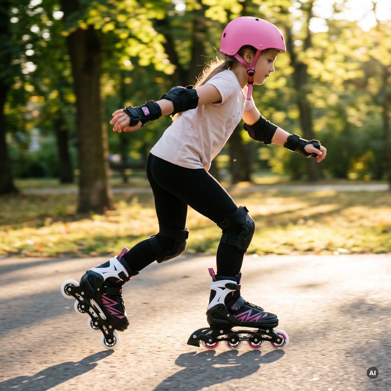 Detské korčule ATTABO 2 v 1 Kylo pink 6
