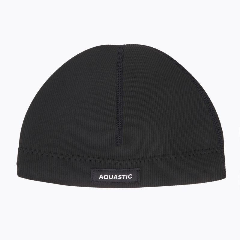 Neoprénová čiapka AQUASTIC Wintstick Beanie 3 mm czarny